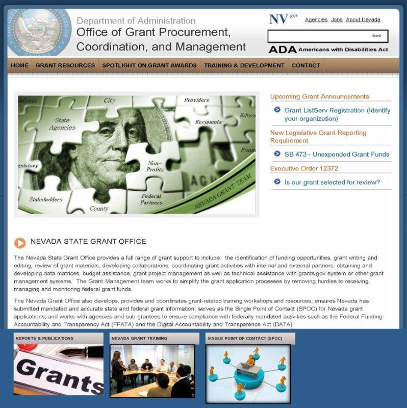 Partner Spotlight: Nevada State Grant Office