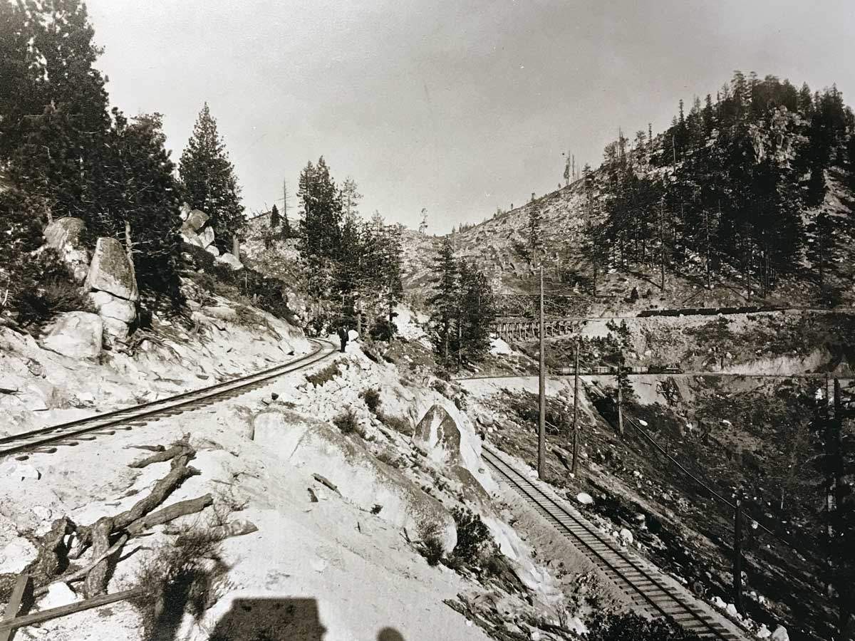 Tahoe Train c1880