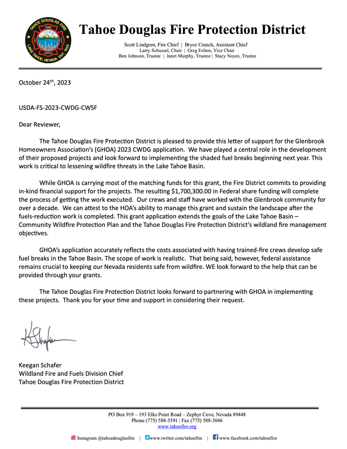TDFPD Letter of Support